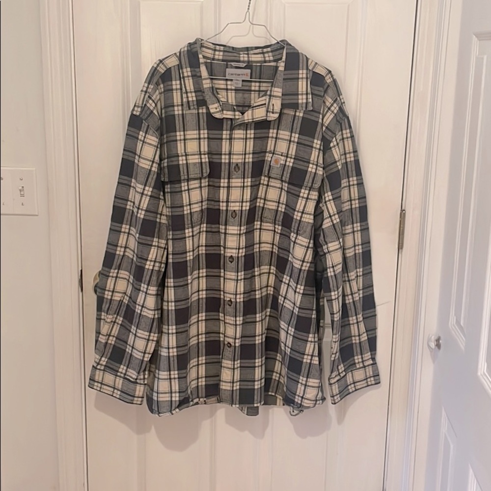 Carhartt 3XL Original Fit Plaid Flannel LongSleeve
